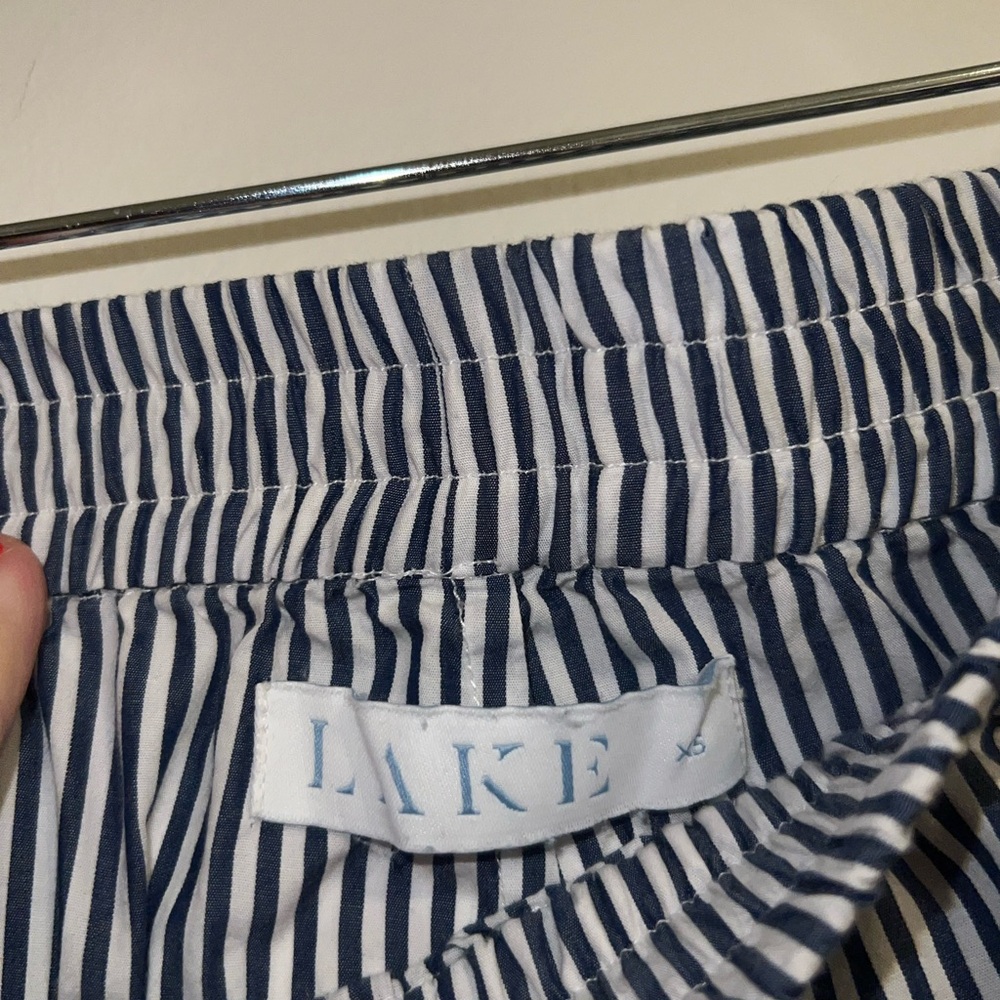 LAKE Navy Blue Striped Pajama Set - Picture 6 of 6